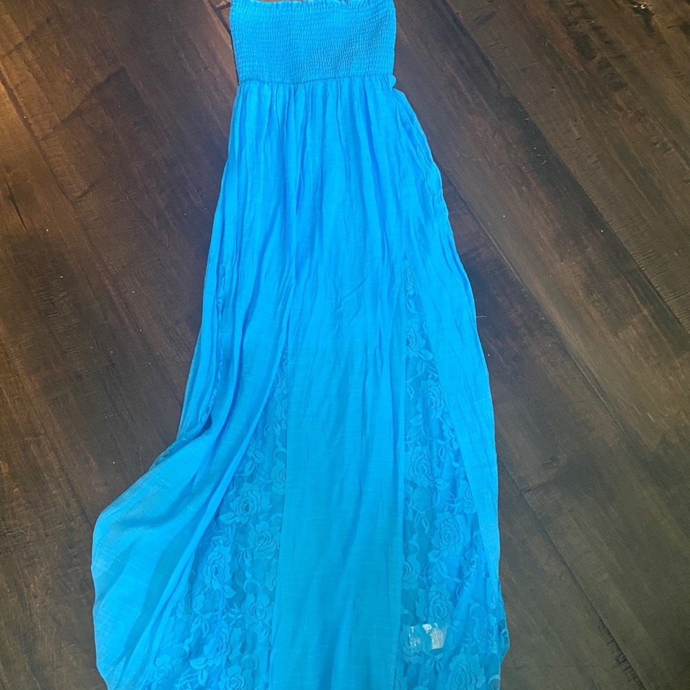 Venus strapless maxi dress